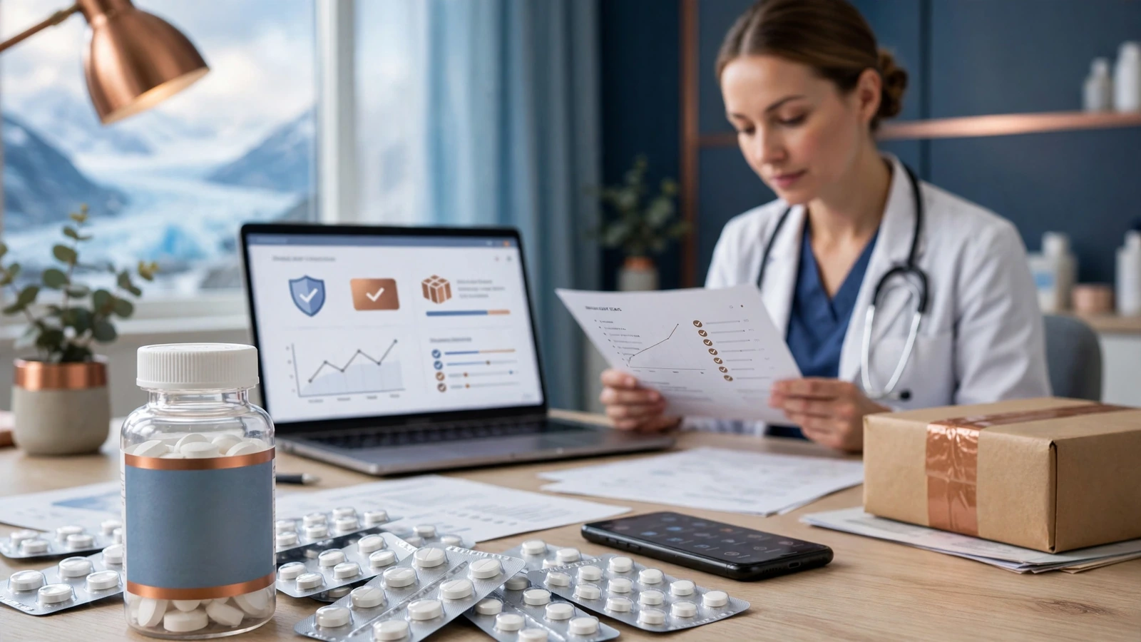 Heart failure follow-up with weight trend and medication review