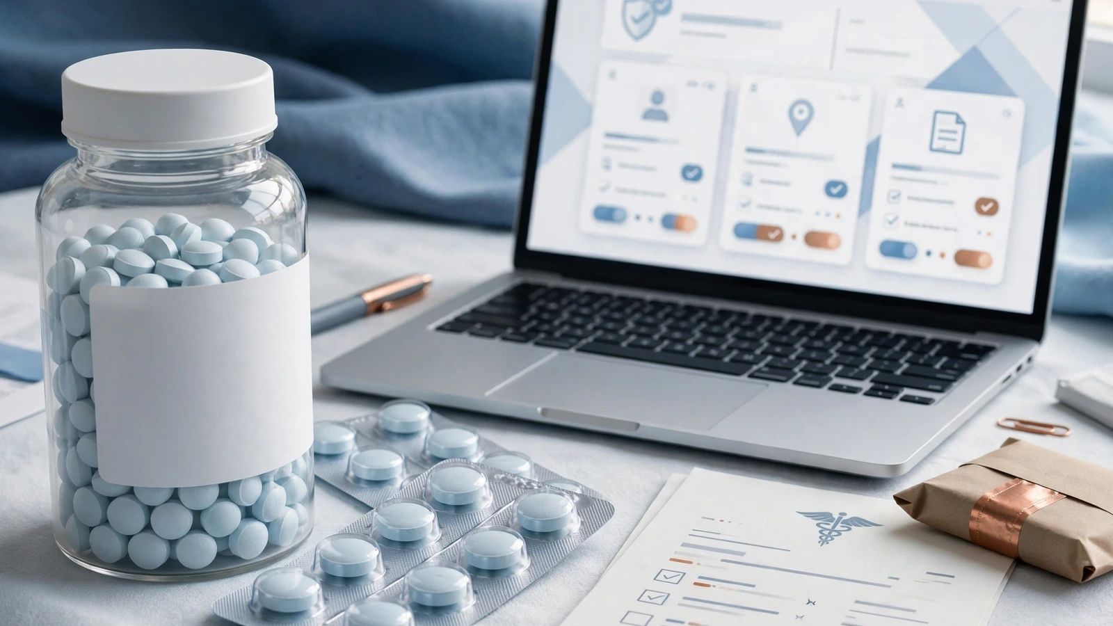 Online finasteride access checklist with clinician and pharmacy verification