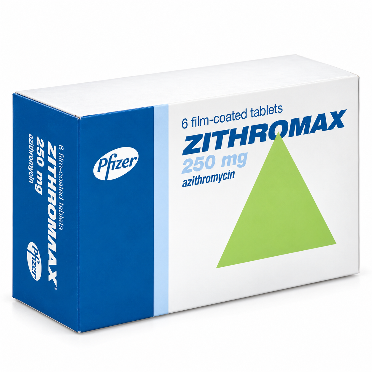 Azithromycin (Zithromax) illustrative medication packaging