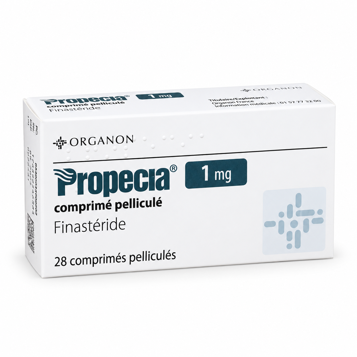 Finasteride (Propecia) illustrative medication packaging